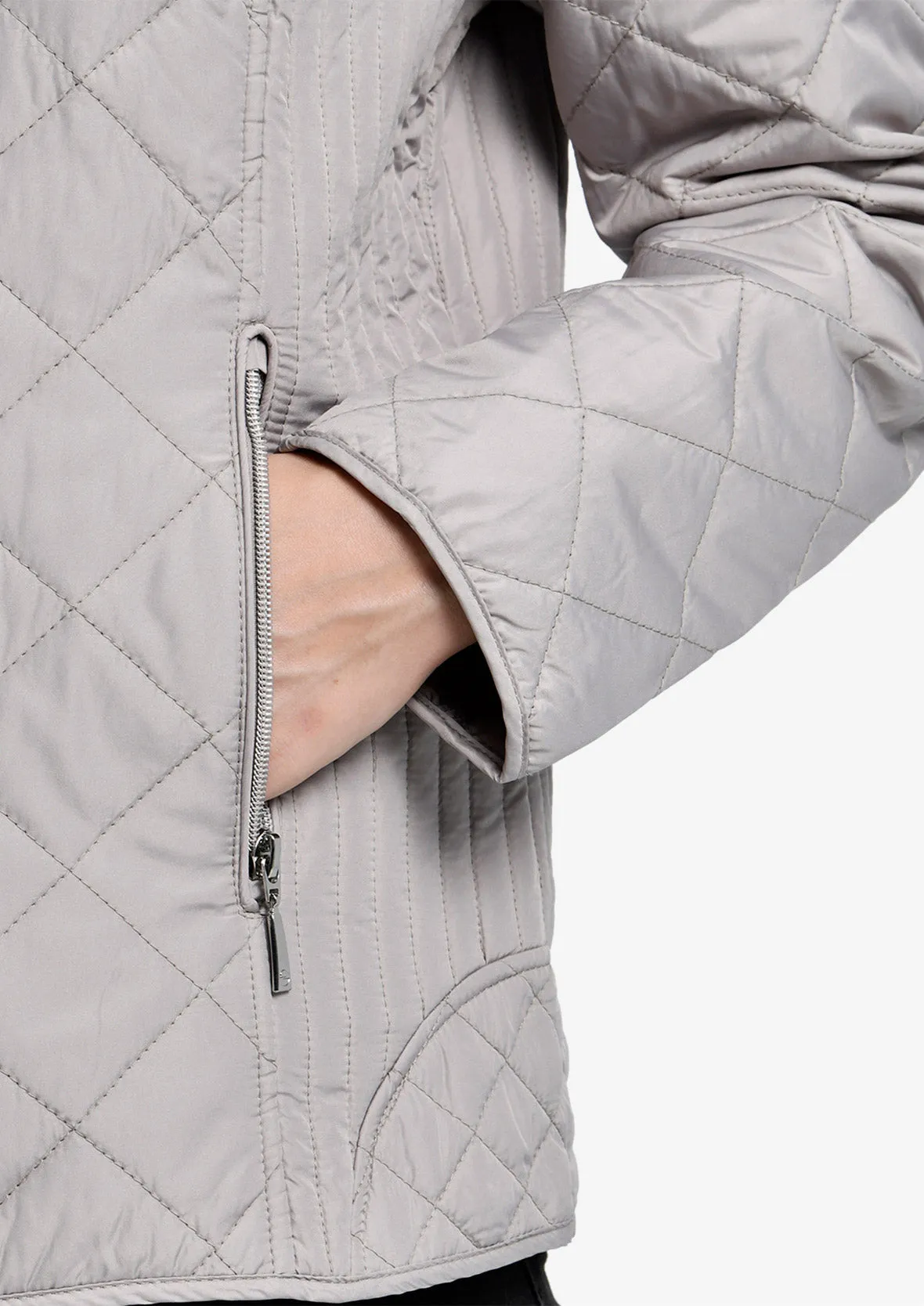 Quilted Zipper Jacket