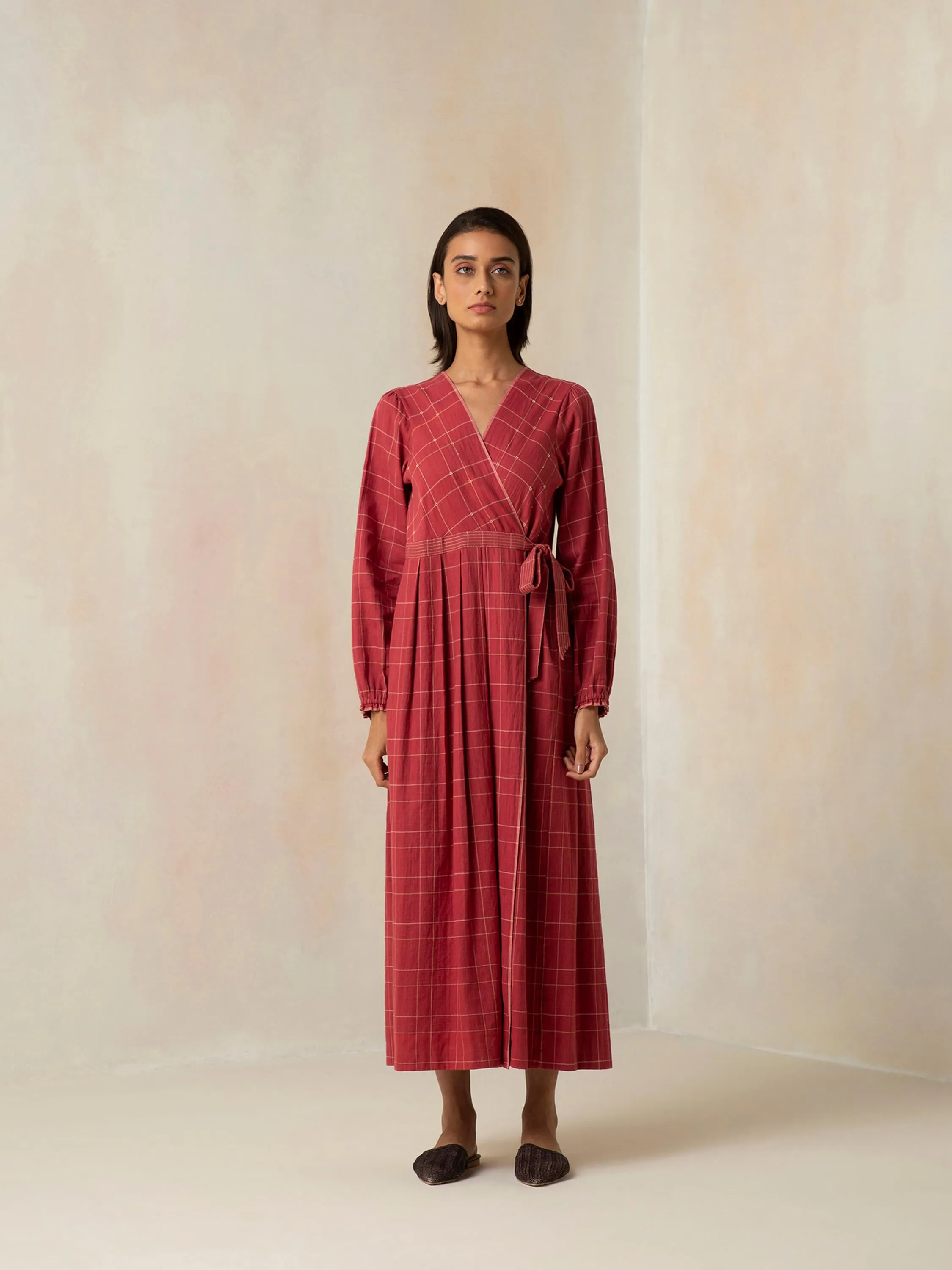 Redwood Wrap Maxi Dress