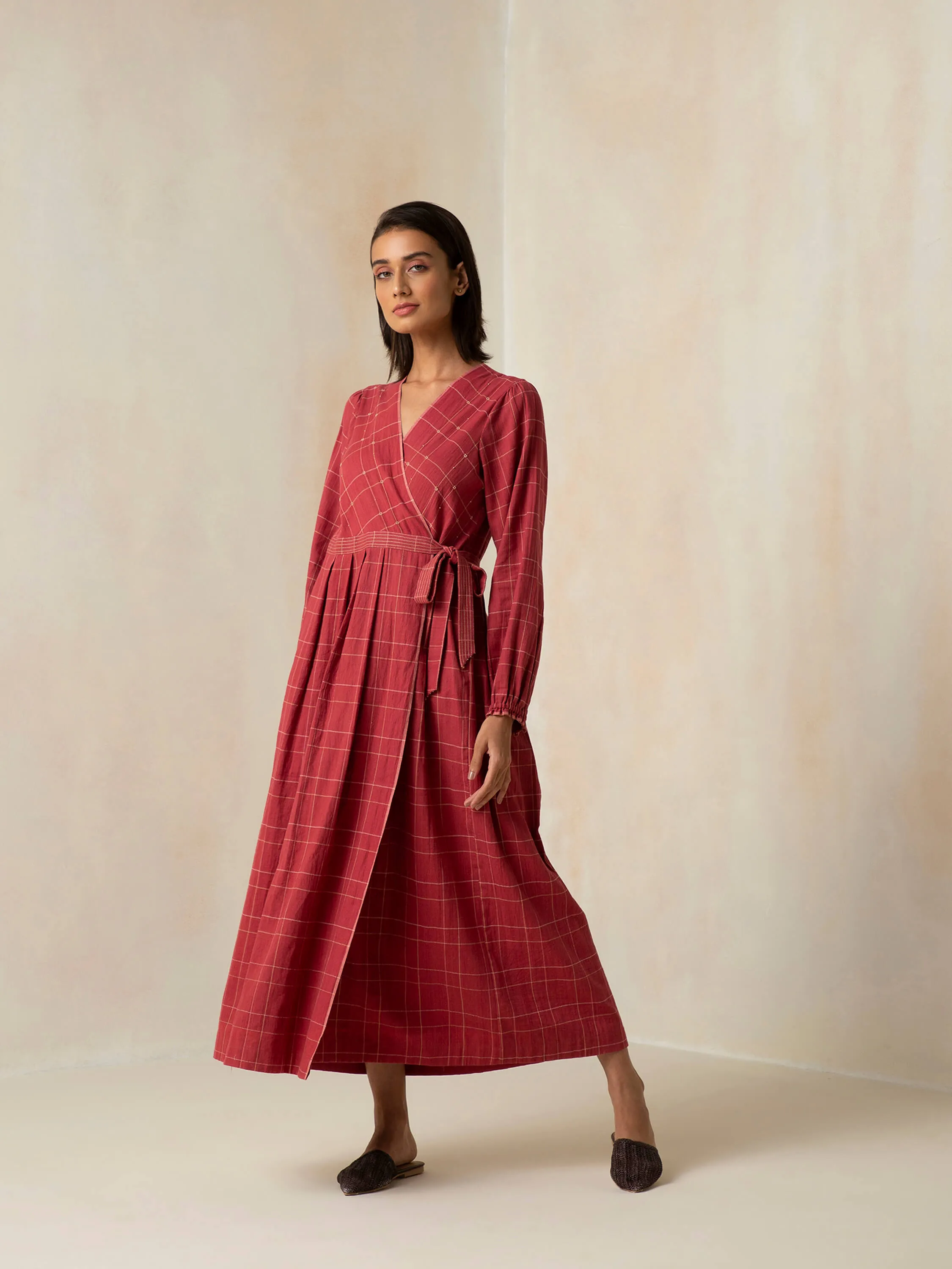 Redwood Wrap Maxi Dress