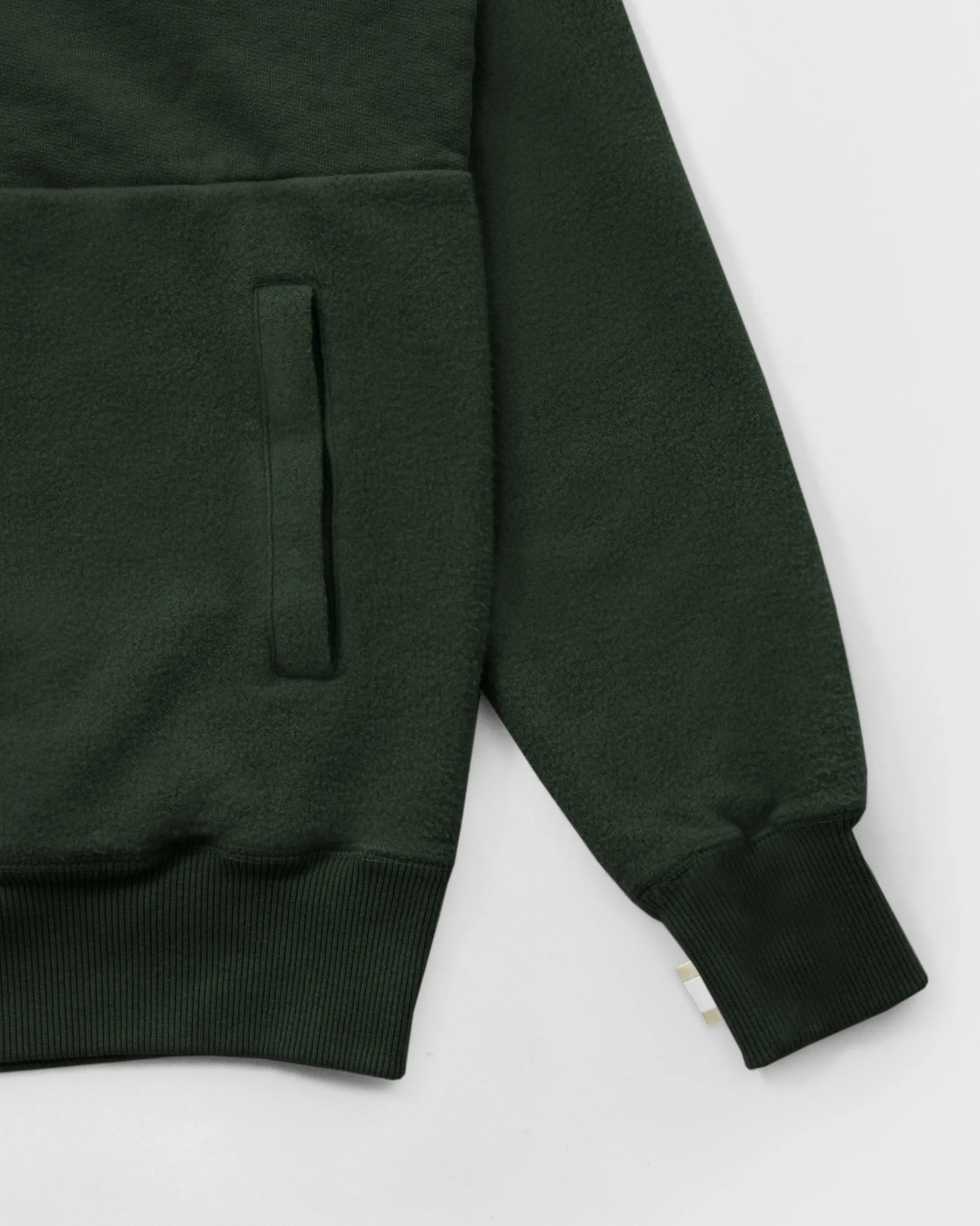 Reverse Fleece Pullover Forest - Unisex