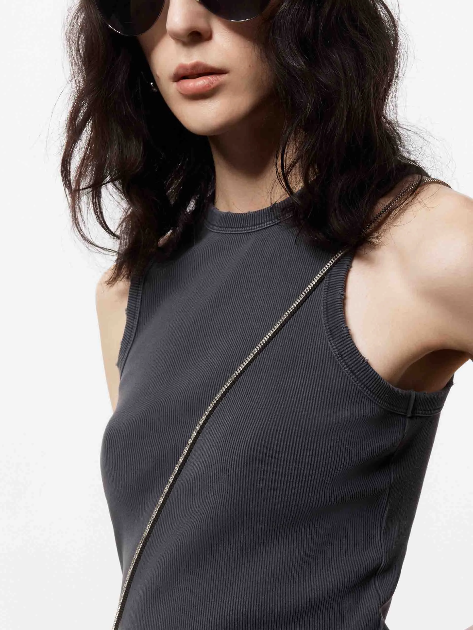 Ribbed Knit Vest Top