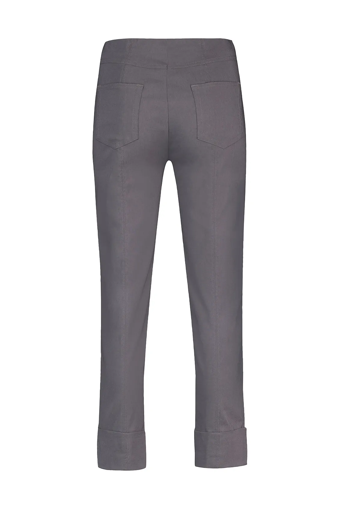 Robell 7/8ths Trousers in Dark Grey