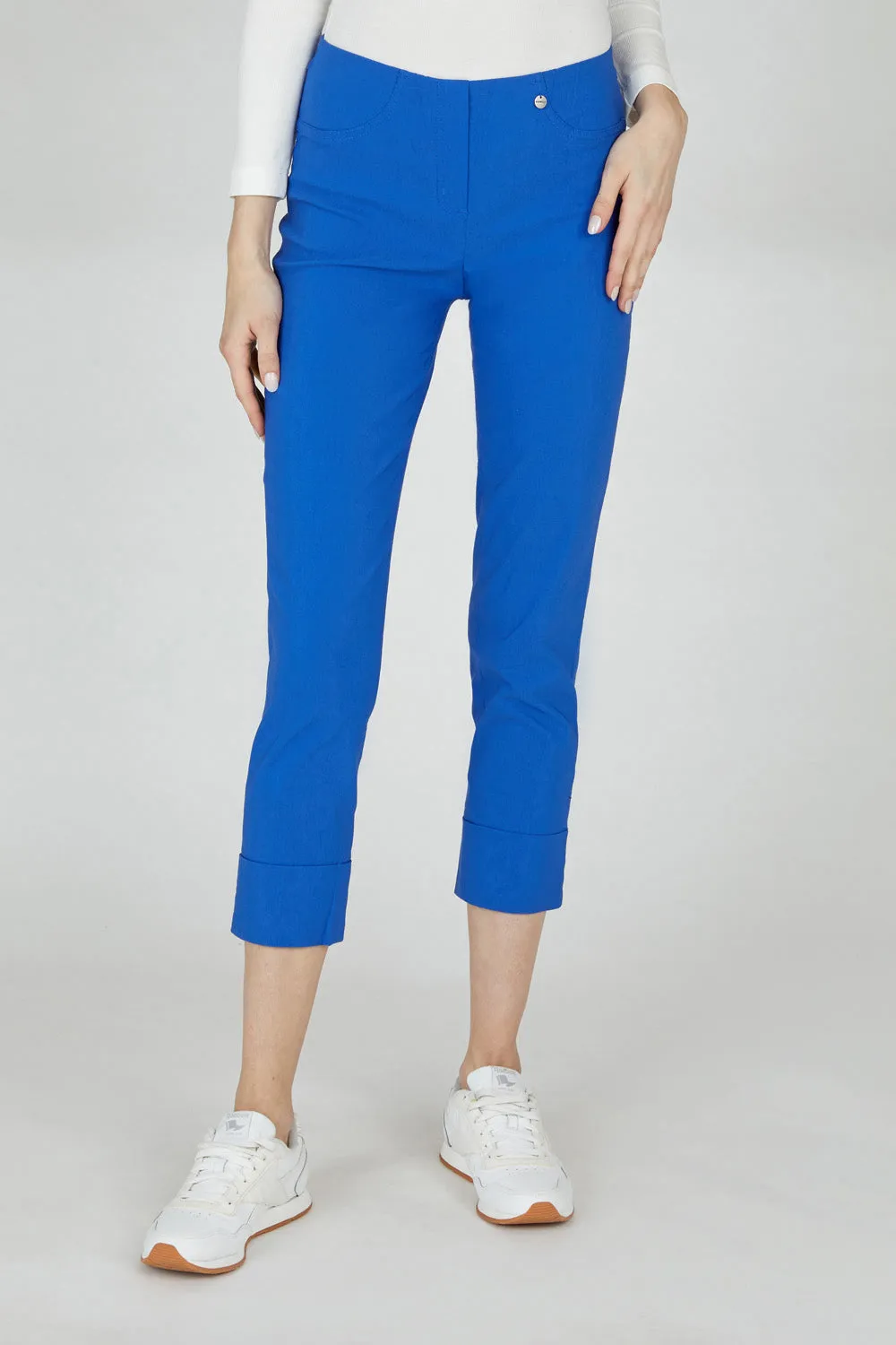 Robell 7/8ths Trousers in Royal Blue