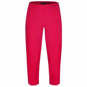 Robell Crop Trousers | Hot Pink