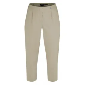 Robell Crop Trousers | Taupe