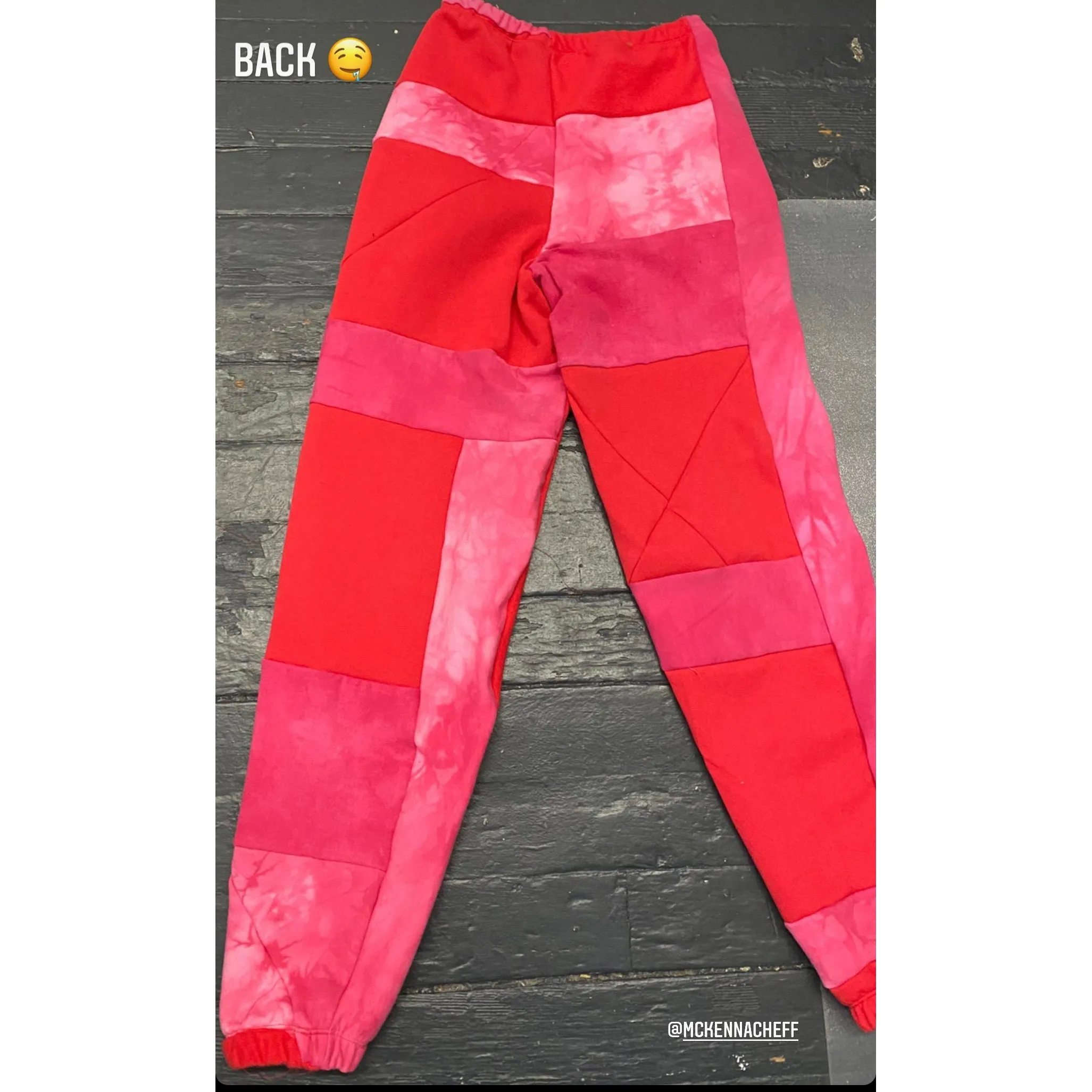 Scrap "no waste still cozy" sweatpants