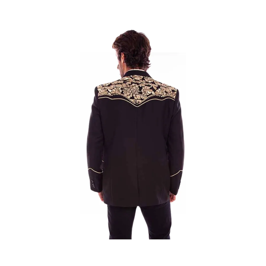 Scully Western Big Men's Embroidered Blazer