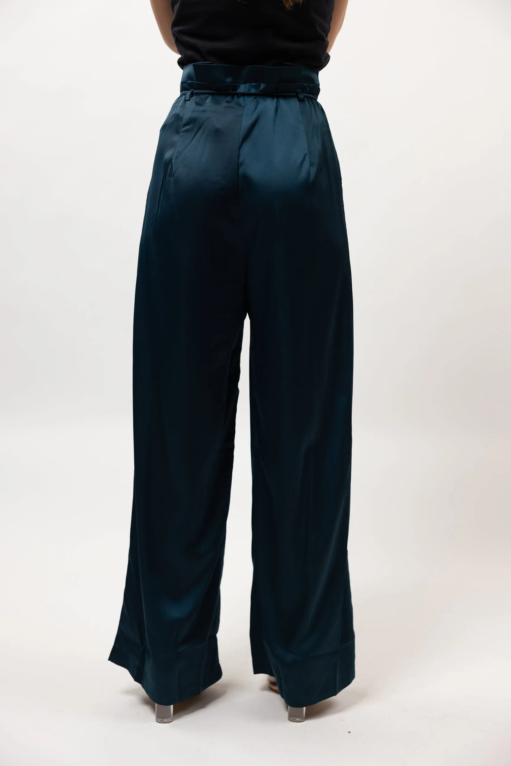 Sera Satin Wide Leg Pants