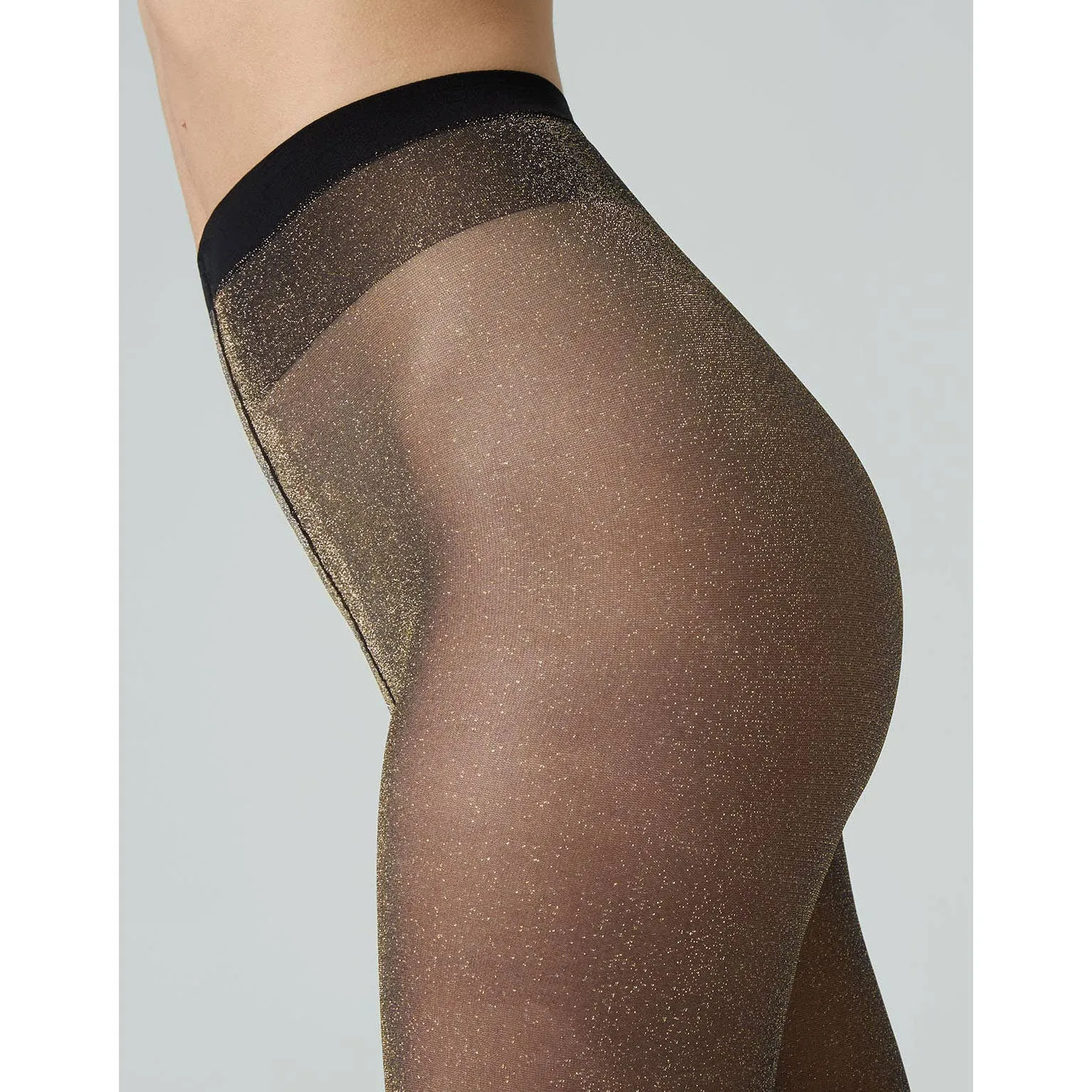 Sheer Glimmer Holiday Tights