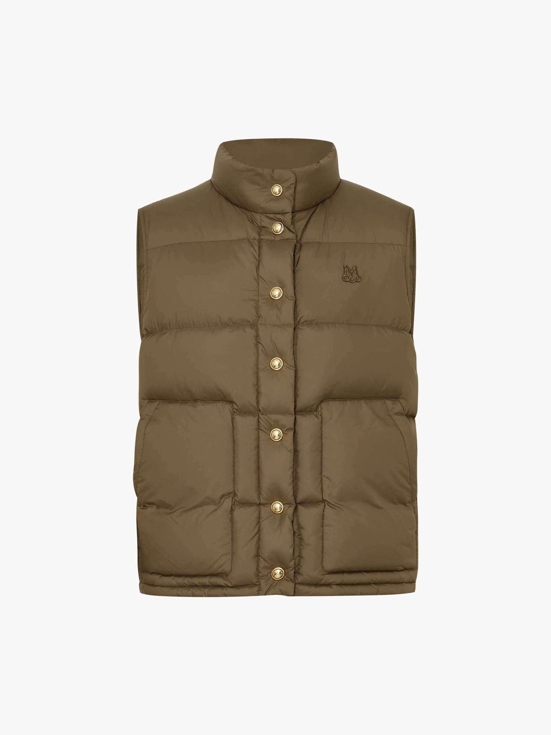 Snap Button Puffer Vest