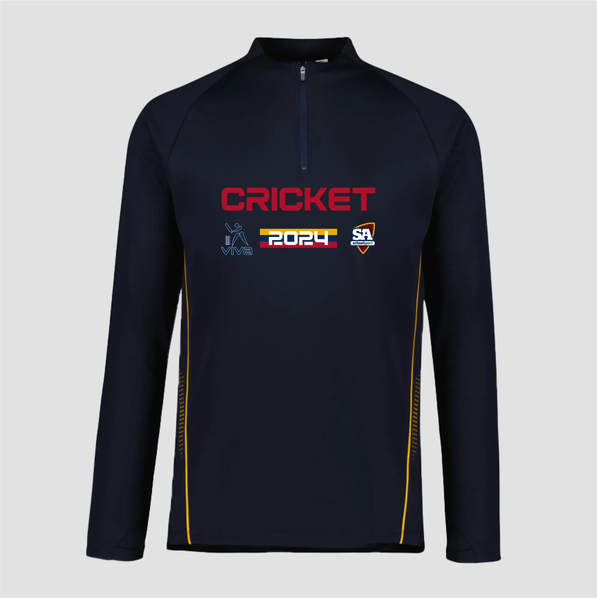 SSSA CRICKET EVENT QTR ZIP JACKET