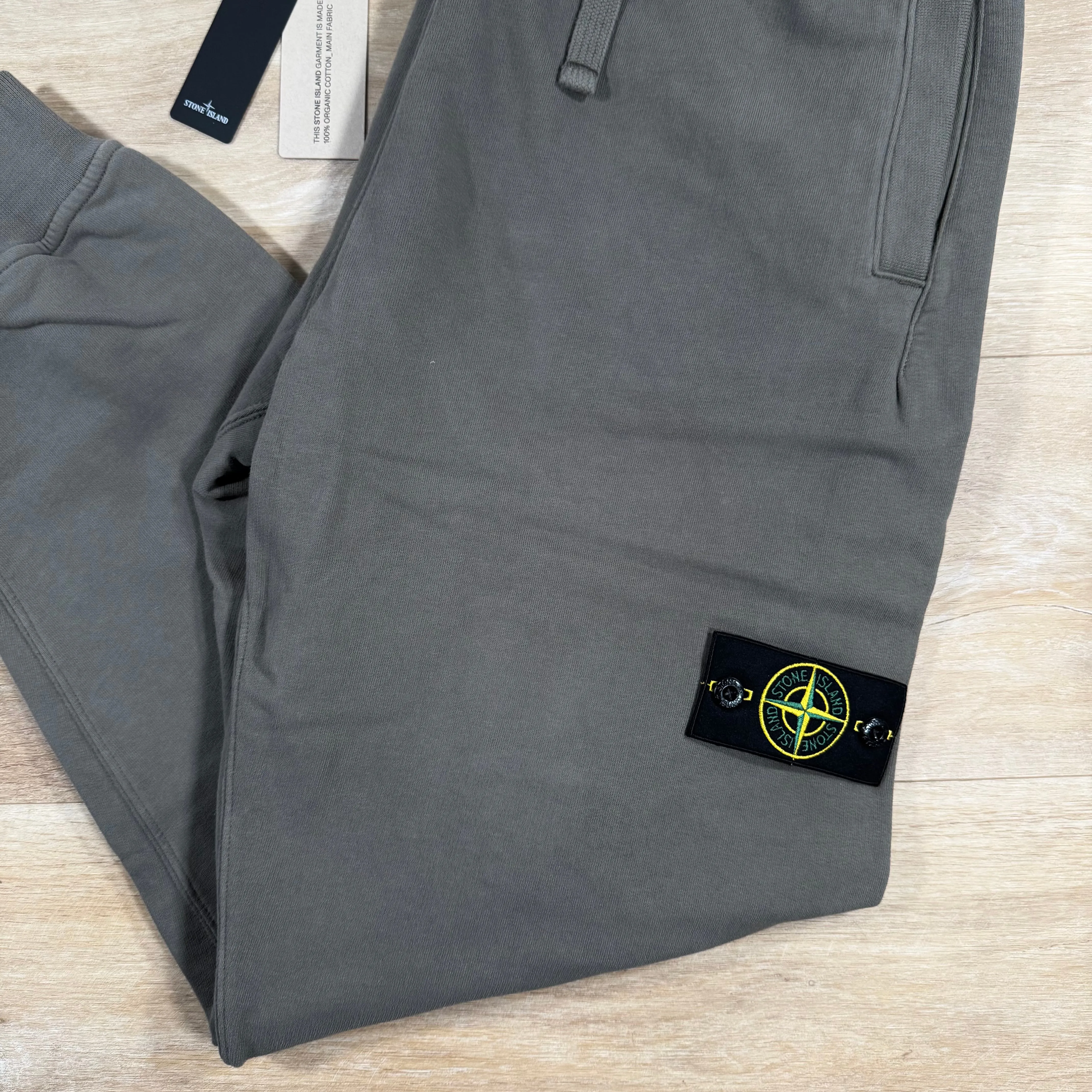 Stone Island Brushed Cotton Sweatpants in Walnut Brown