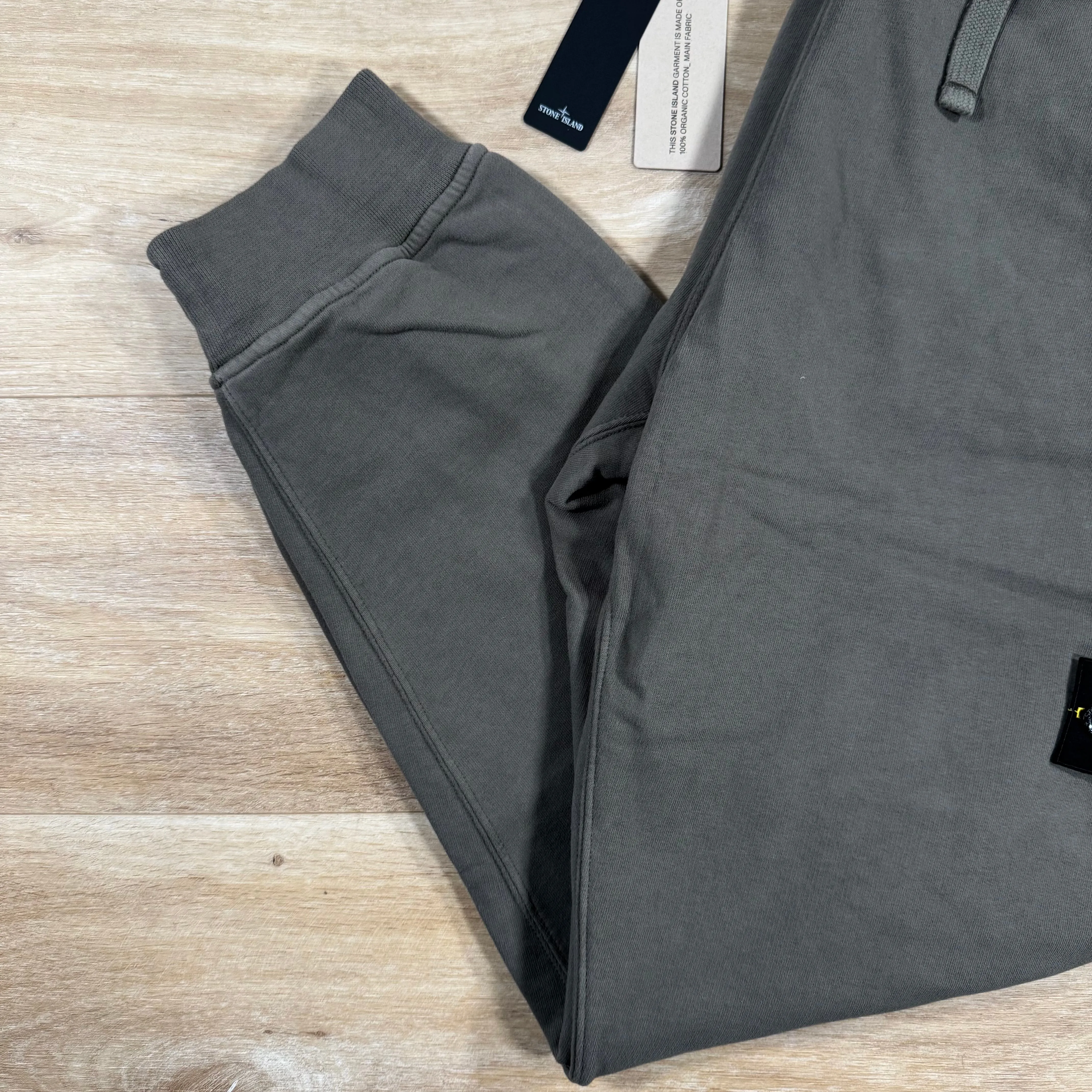 Stone Island Brushed Cotton Sweatpants in Walnut Brown