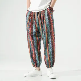 Streetwear Spring Summer Baggy Men's Pants Harajuku Casual Printing Jogger Pants Wide Leg Oversize Trousers For Men