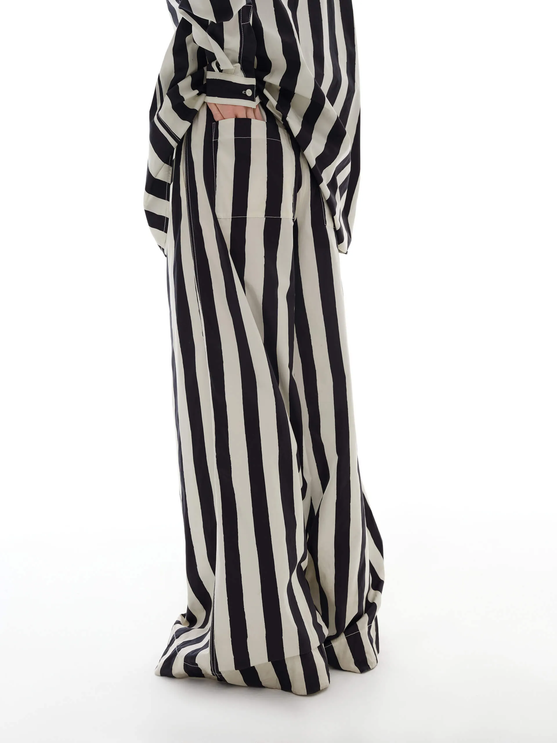 Striped Wide Leg Pants