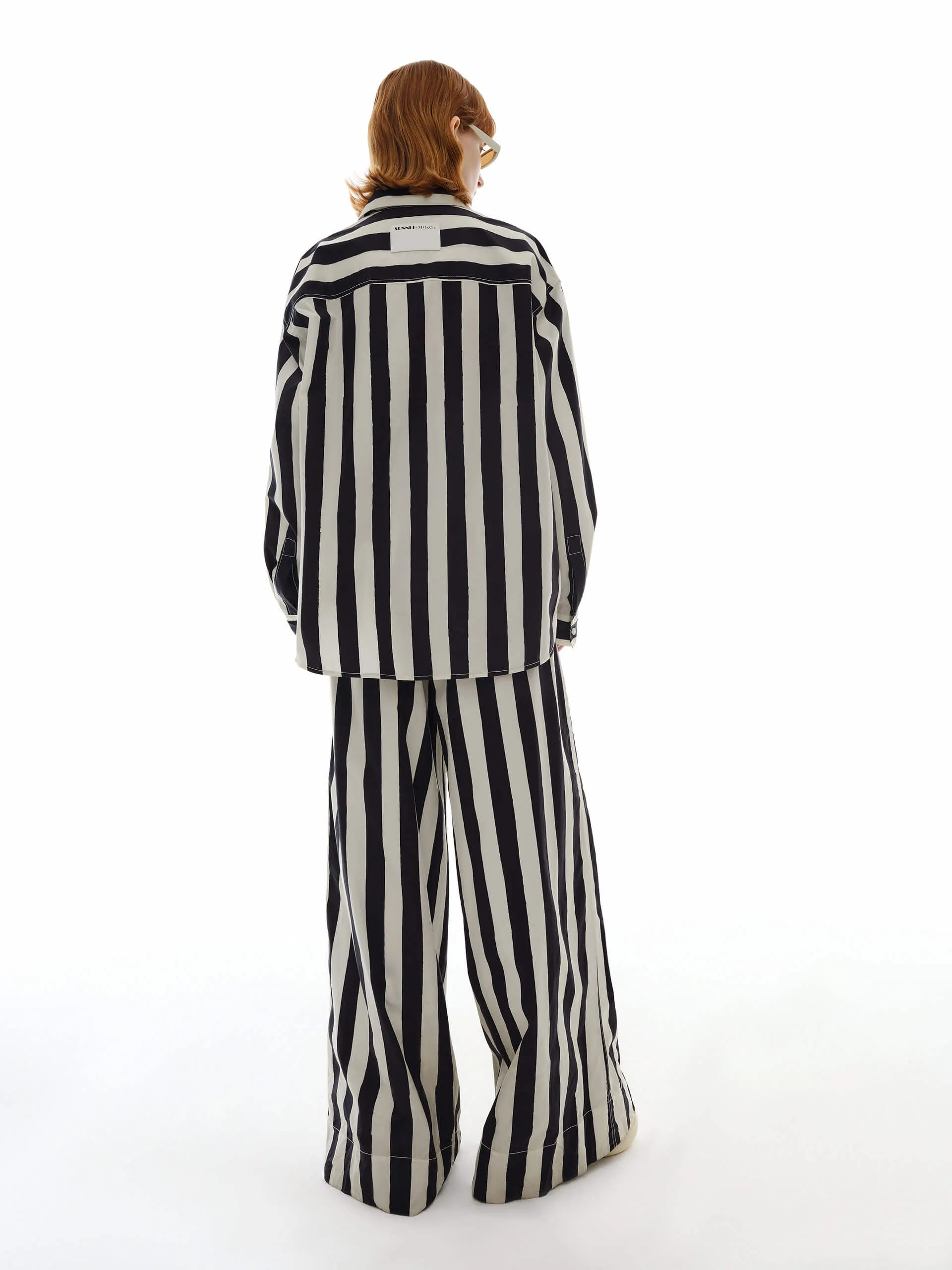 Striped Wide Leg Pants