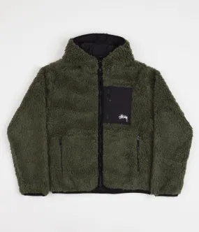 Stussy Sherpa Jacket - Olive