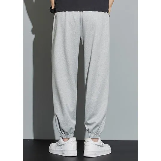 Tapered Loose Fit Patchwork Versatile Sweatpant