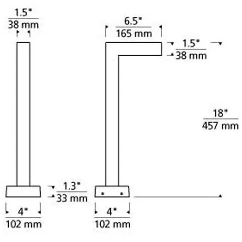 Tech Lighting 700OASTR Strut Outdoor Path