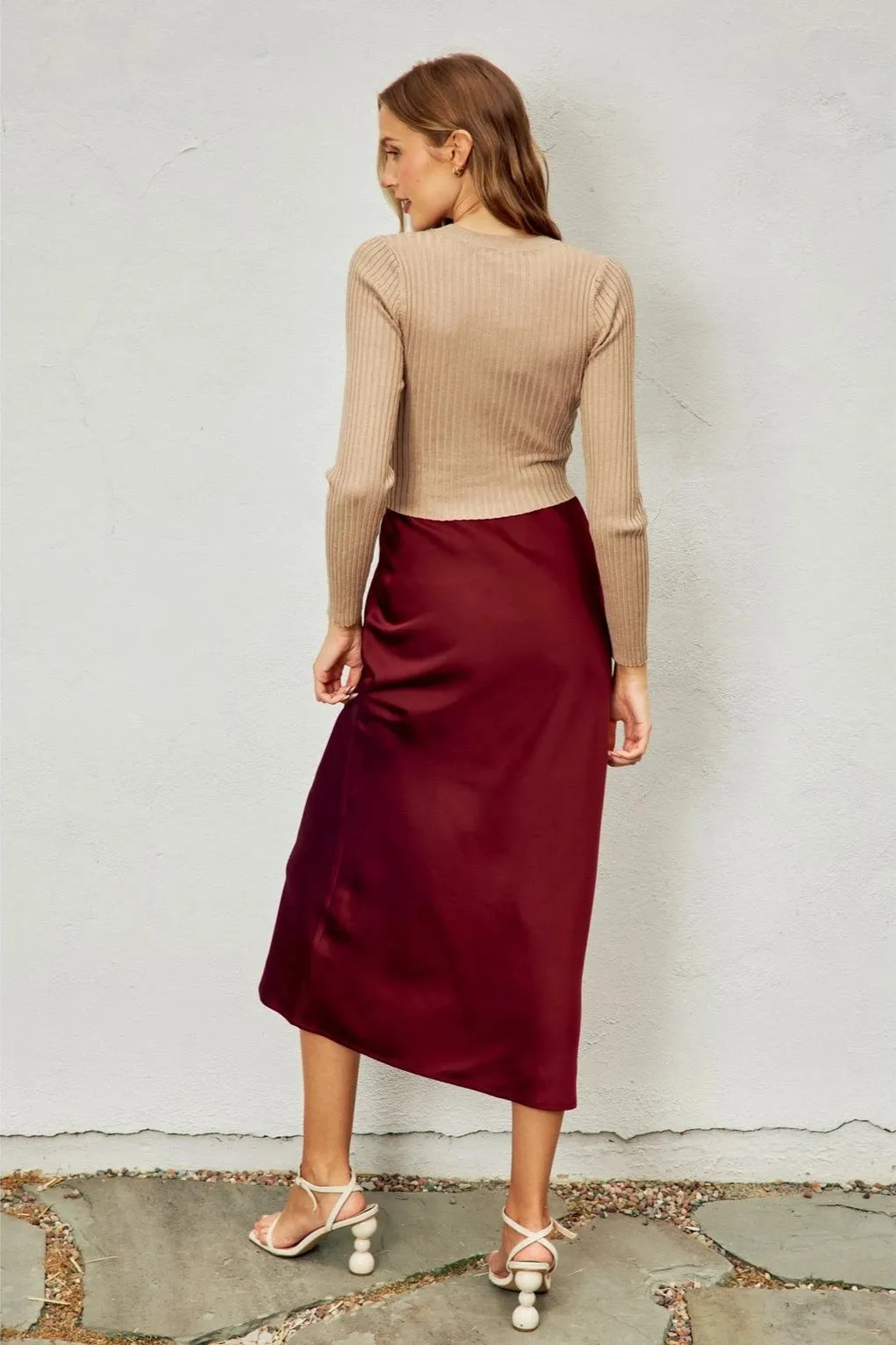 The Going Out Pull On Maxi Skirt