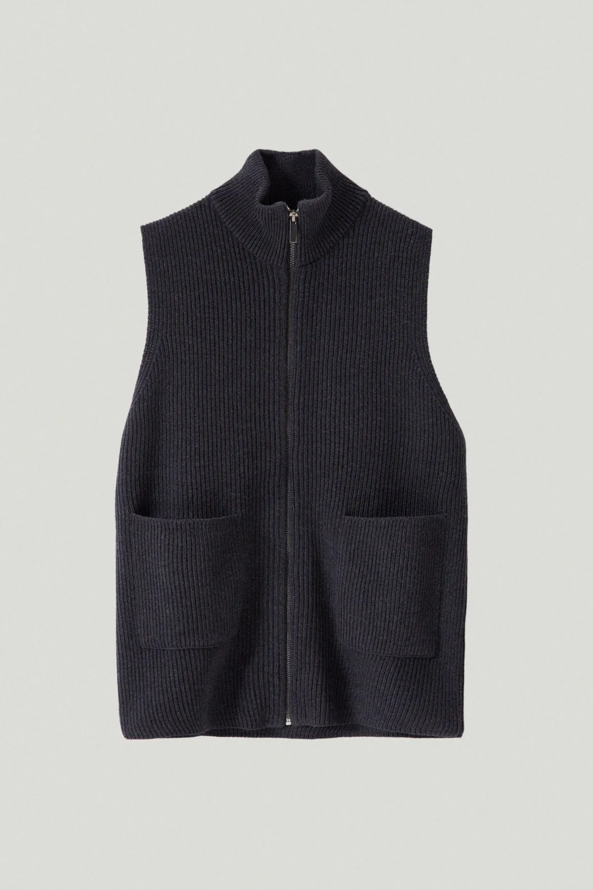 The Merino Wool Zipped Vest - Imperfect Version