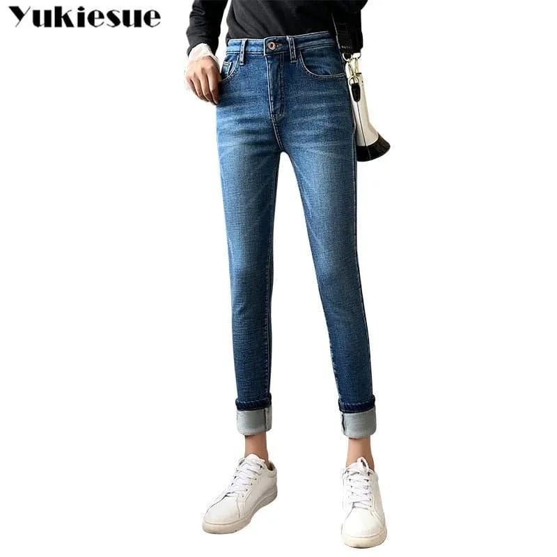 Thick High Waist Skinny Jeans