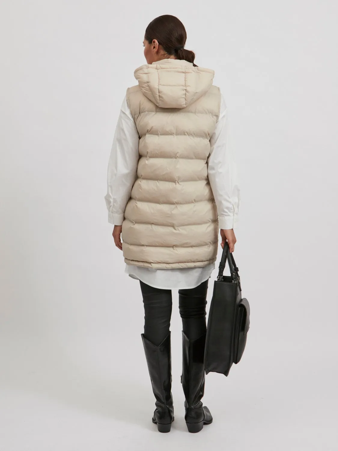 Trish Padded Gilet (Beige)