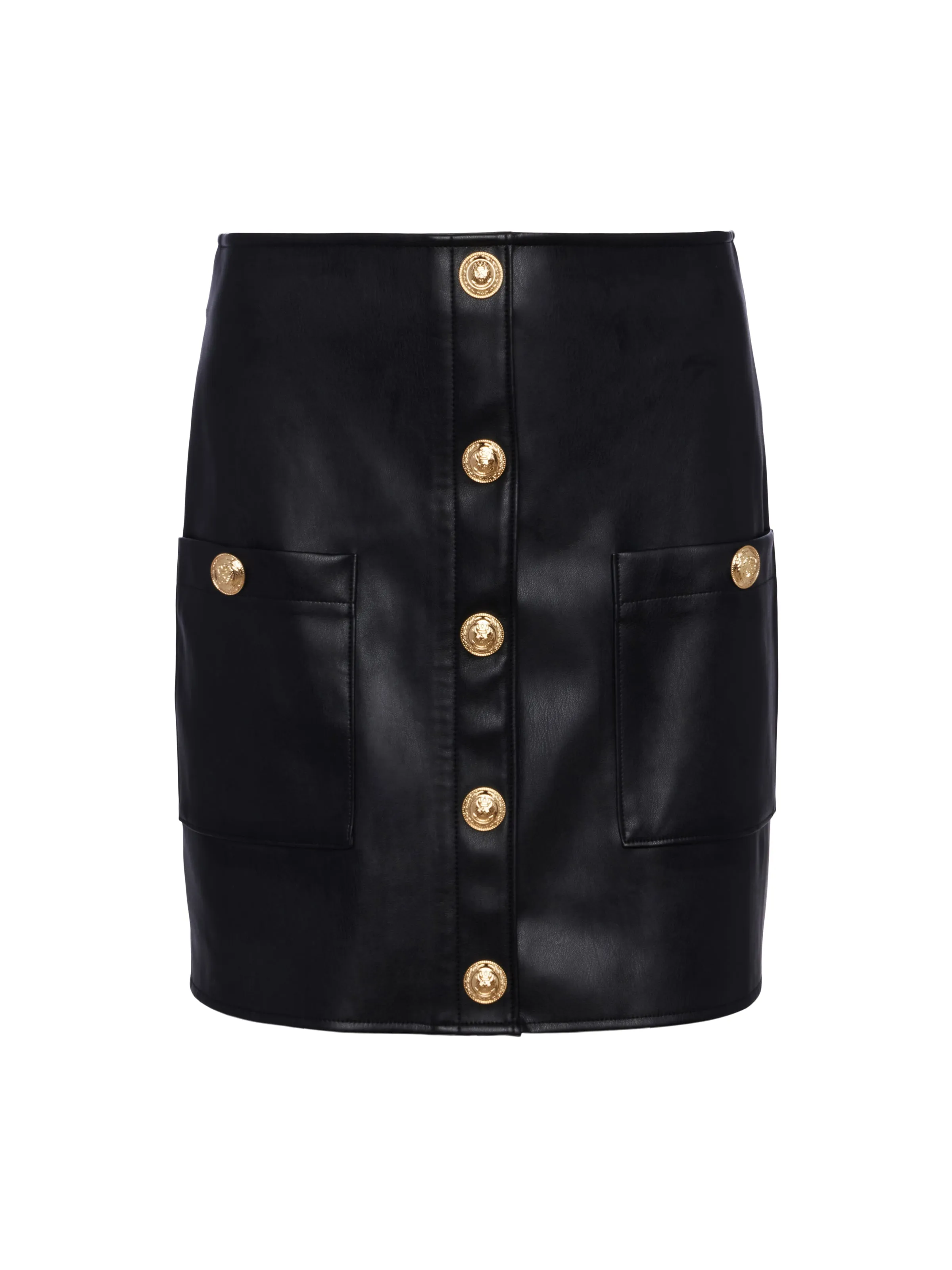 Truman Vegan Leather Mini Skirt