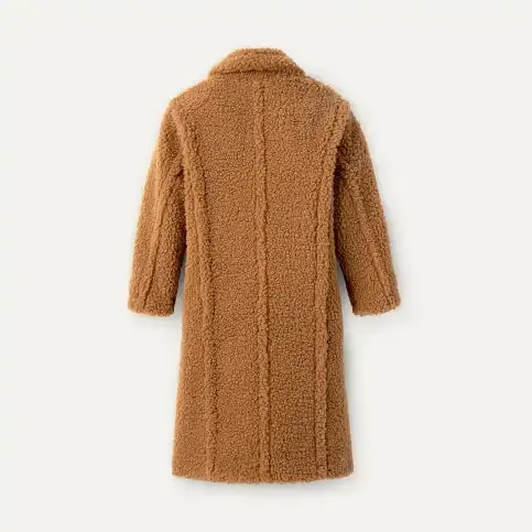 UGG | CHAQUETA MUJER | W GERTRUDE LONG TEDDY COAT CHE CHESTNUT | MARRÓN