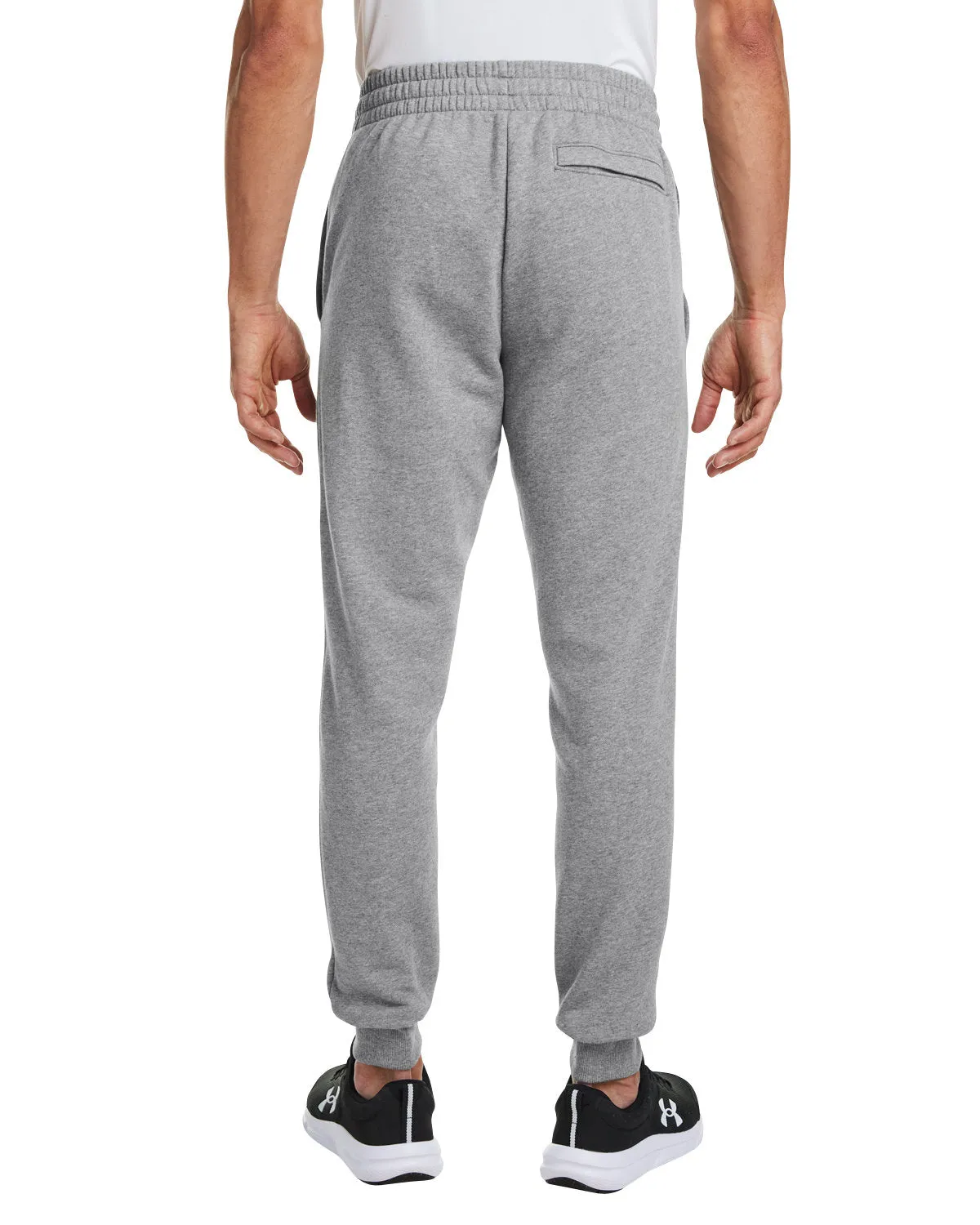 Under Armour Mens Rival Fleece Custom Sweatpants, Grey