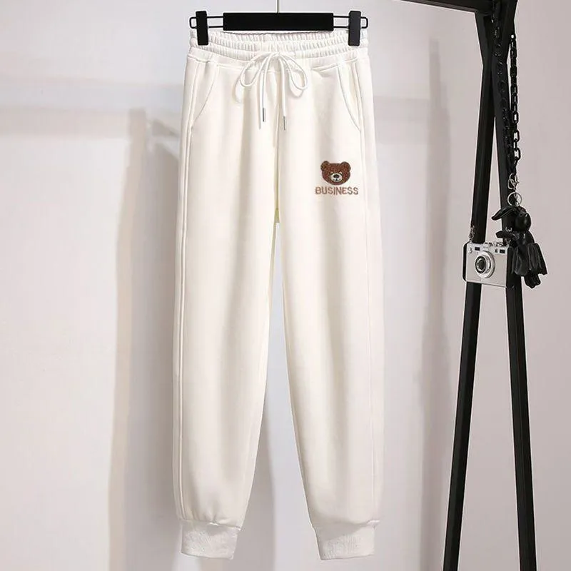 Versatile Plus Slimming Loose Fit Straight Sports Sweatpants