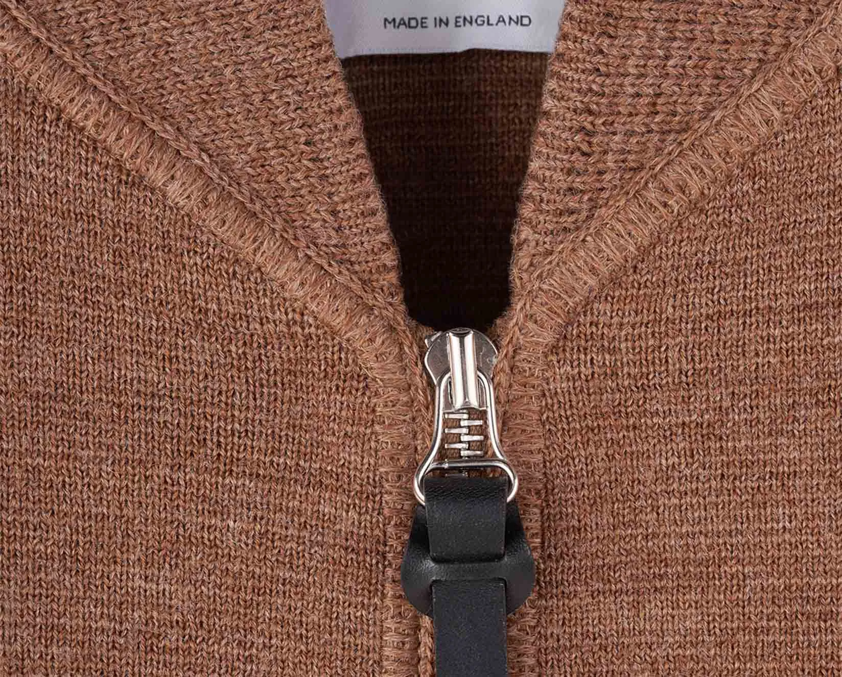 Vicuna Wool Drop Back Car Vest