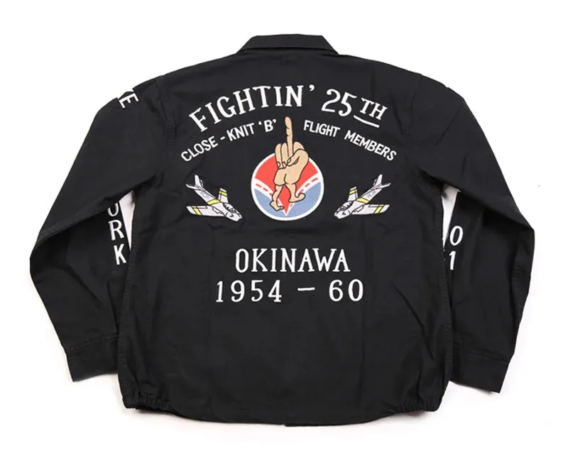 Vietnam War Embroidery Military Jacket with Yokosuka Print