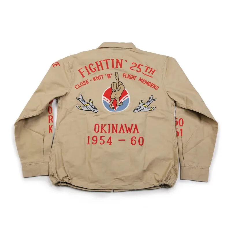 Vietnam War Embroidery Military Jacket with Yokosuka Print