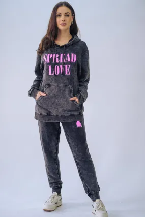 Vintage Spread Love Hooded Sweatshirt