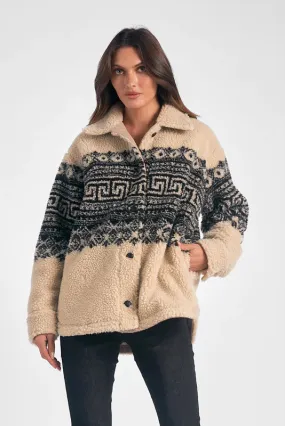 Women's Elan Aztec Taupe Coat