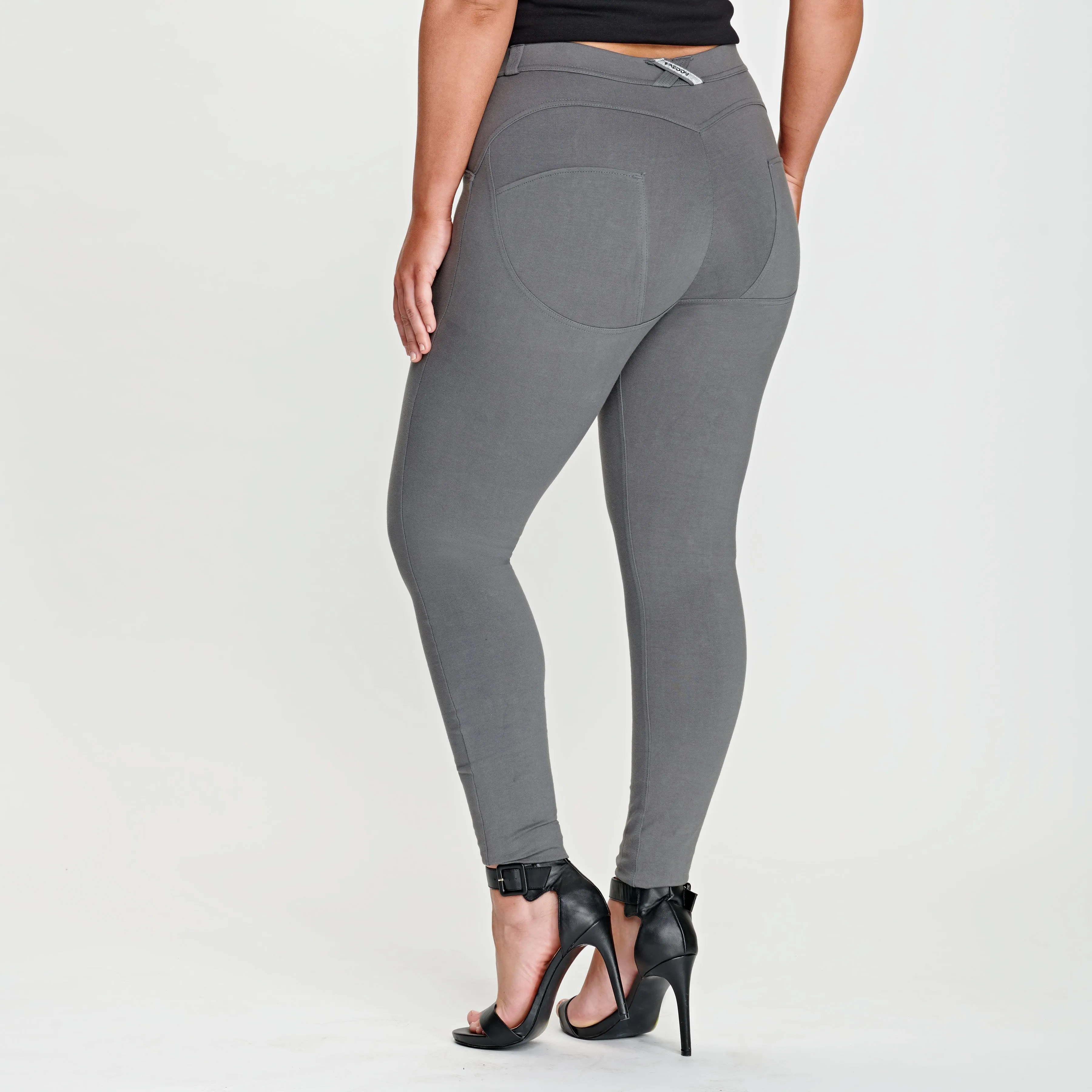 WR.UP® Curvy Fashion - High Waist - Full Length - Grey