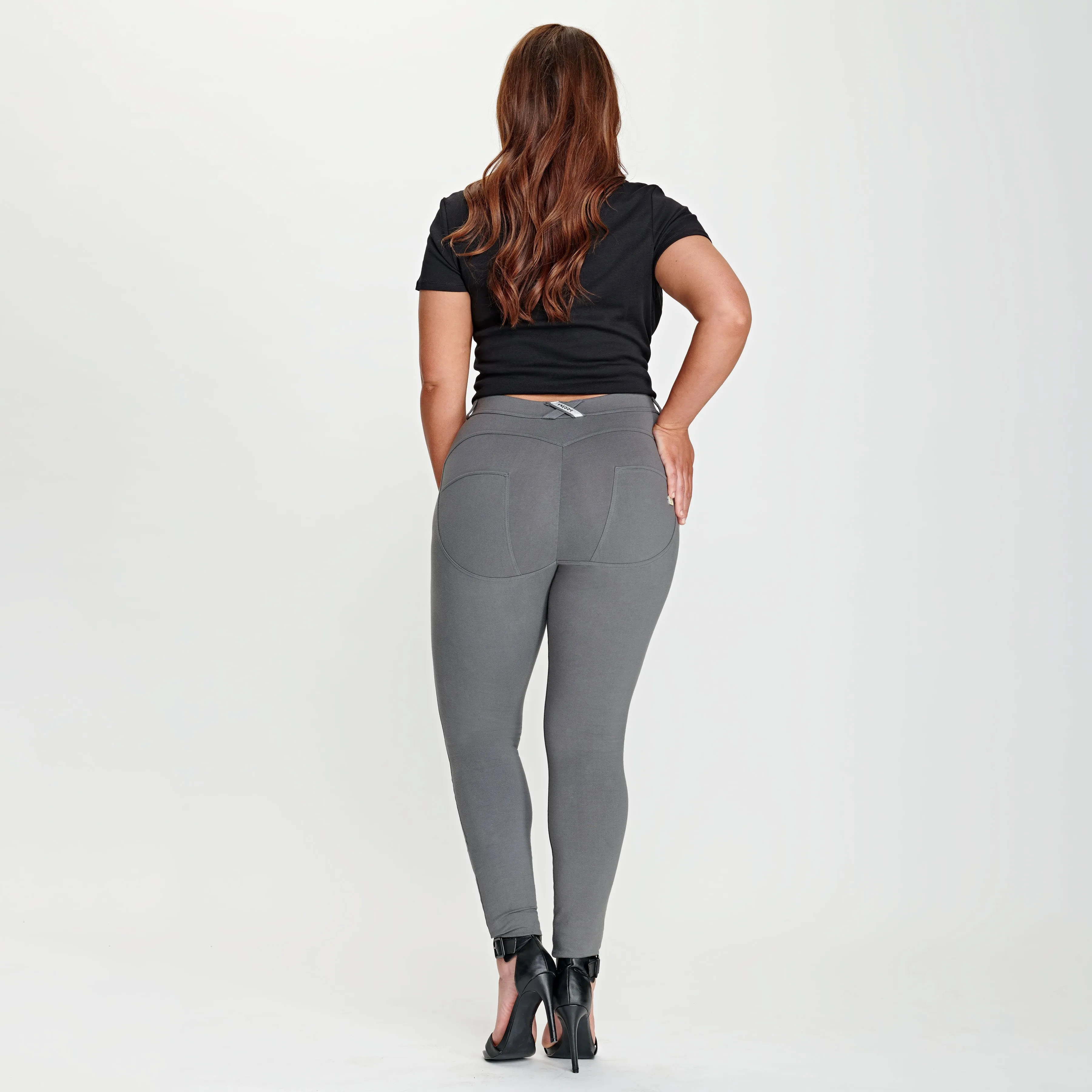 WR.UP® Curvy Fashion - High Waist - Full Length - Grey