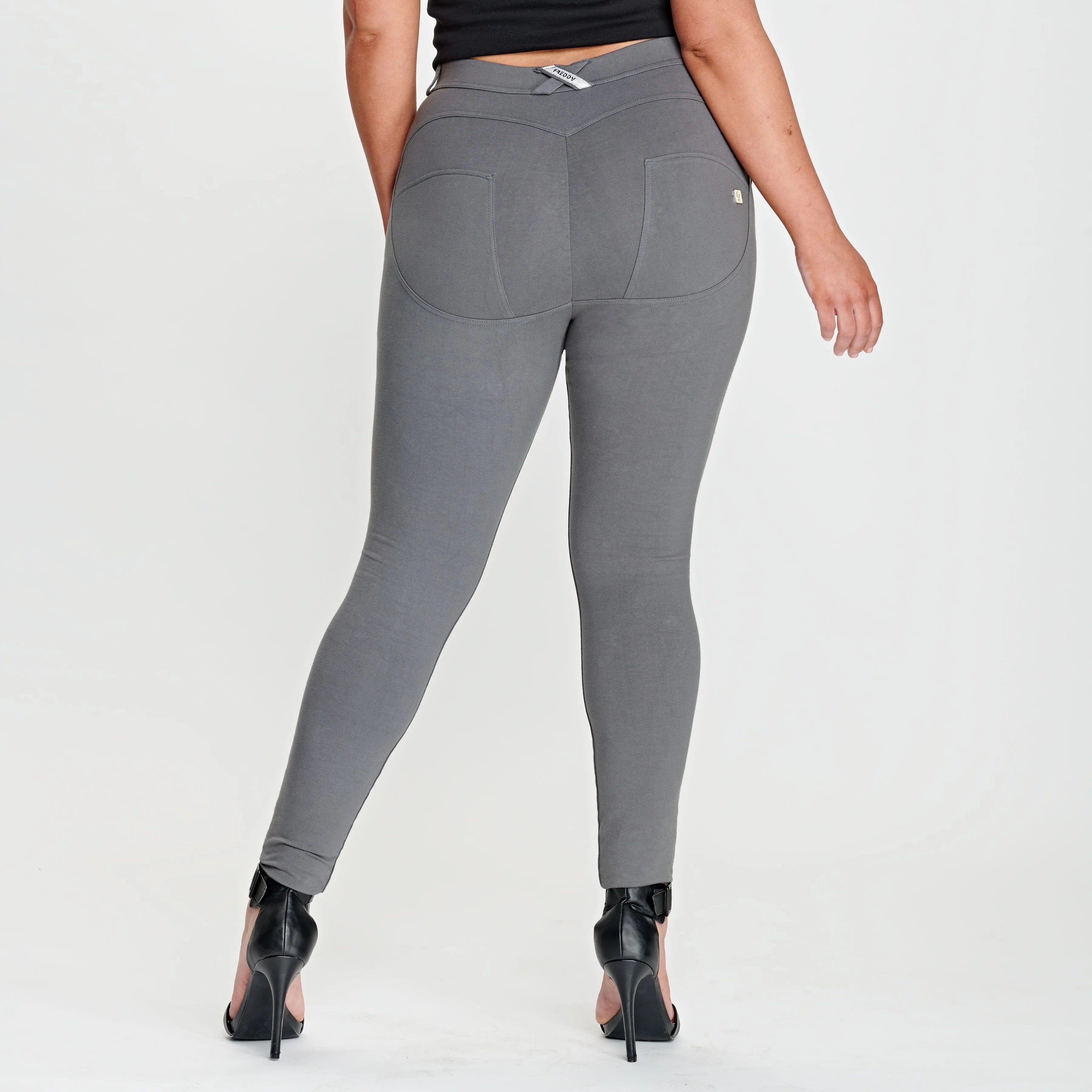 WR.UP® Curvy Fashion - High Waist - Full Length - Grey