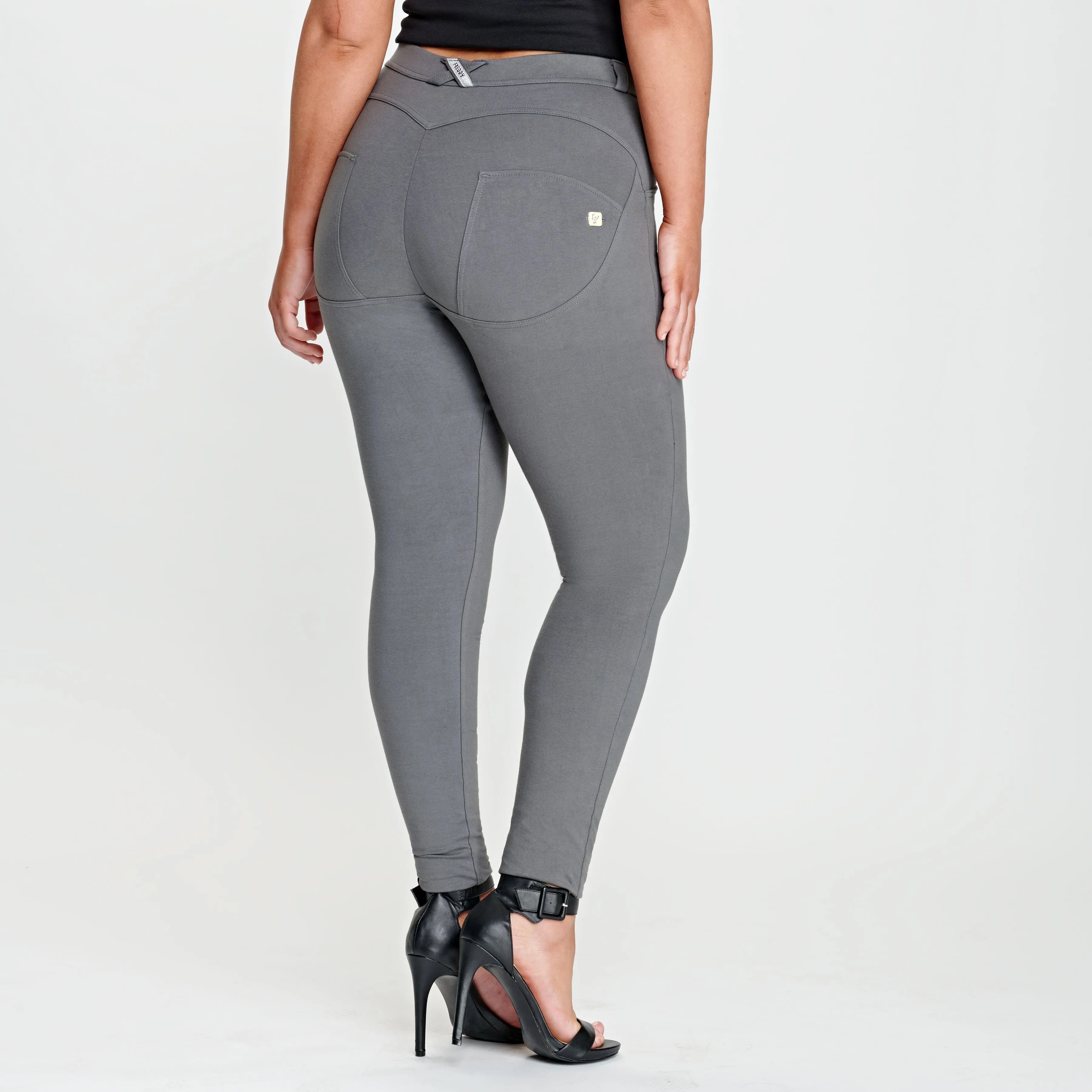 WR.UP® Curvy Fashion - High Waist - Full Length - Grey