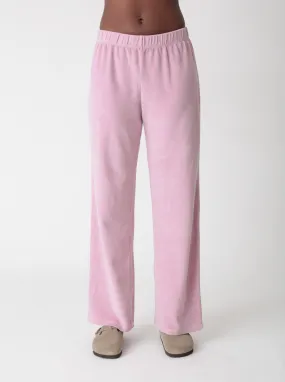 Wylie Velour Pant - Mauve