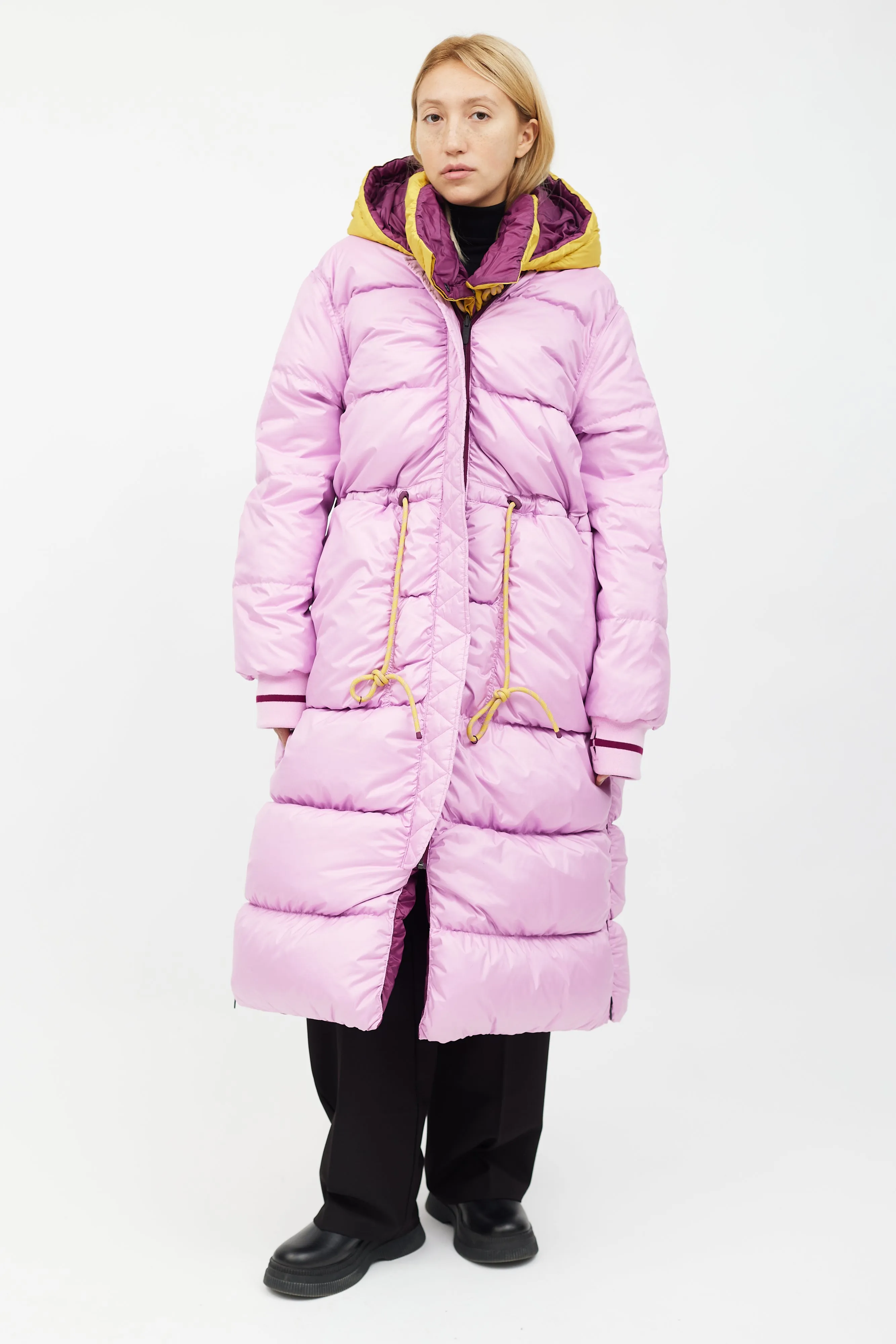 X LULU Purple Inner Expanse Infinity Coat