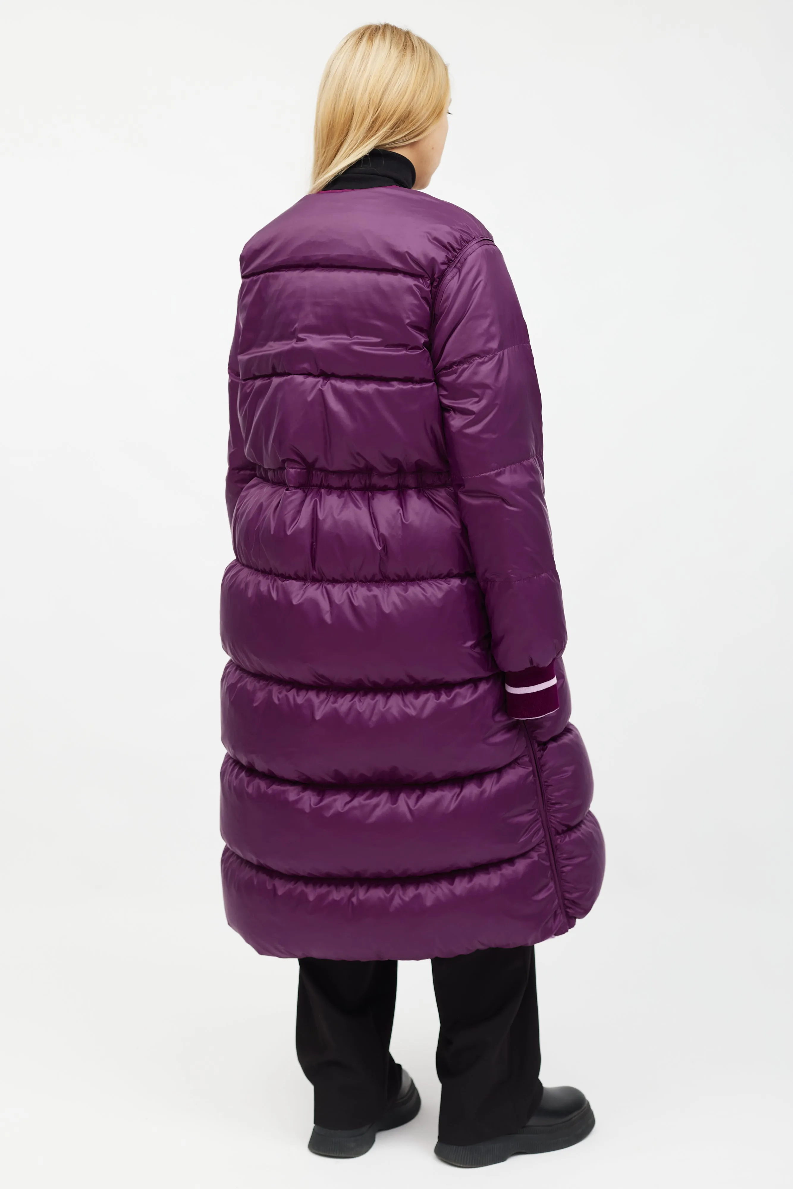 X LULU Purple Inner Expanse Infinity Coat