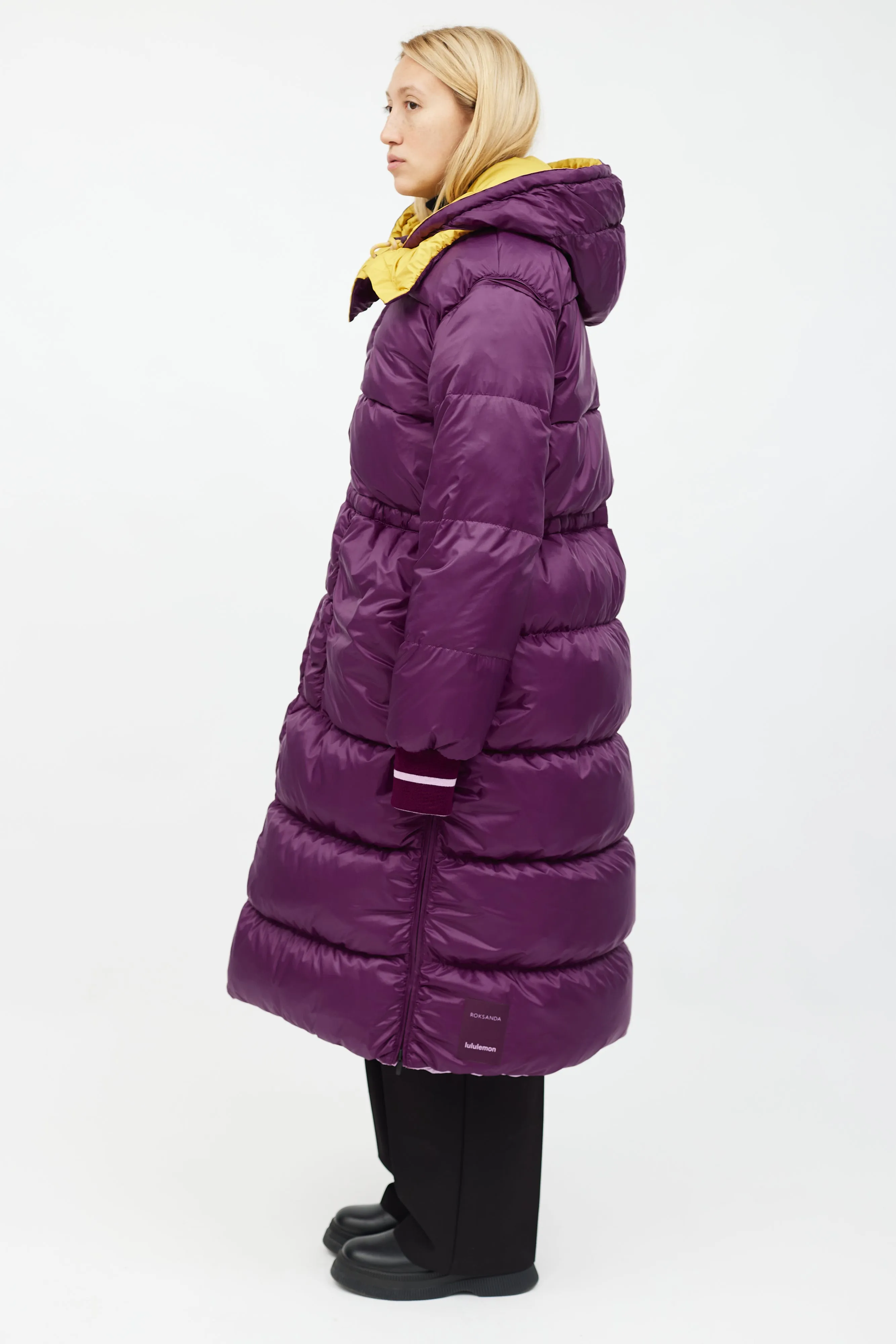 X LULU Purple Inner Expanse Infinity Coat